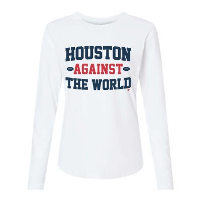 Houston Against The World Womens Cotton Relaxed Long Sleeve T-Shirt