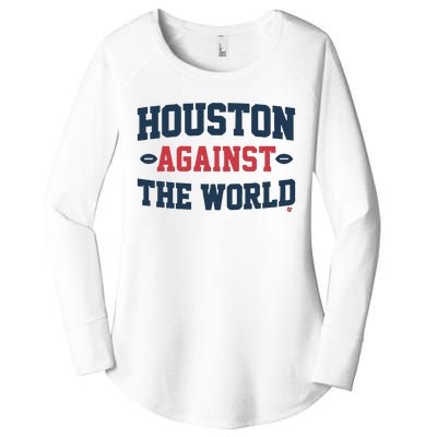 Houston Against The World Women's Perfect Tri Tunic Long Sleeve Shirt