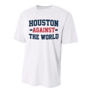 Houston Against The World Performance Sprint T-Shirt