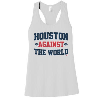 Houston Against The World Women's Racerback Tank