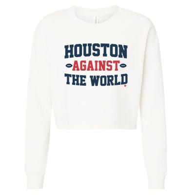 Houston Against The World Cropped Pullover Crew