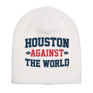 Houston Against The World Short Acrylic Beanie