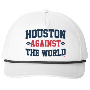 Houston Against The World Snapback Five-Panel Rope Hat