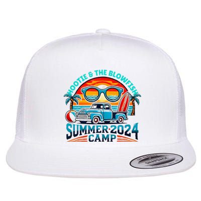 H.O.O.T.I.E And The Blowfish Summer Camp 2024 Camping With Trucks Flat Bill Trucker Hat