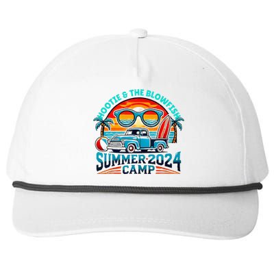 H.O.O.T.I.E And The Blowfish Summer Camp 2024 Camping With Trucks Snapback Five-Panel Rope Hat