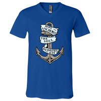 Hope Anchors The Soul Hebrews 6:19 Christian Faith Anchor Gift V-Neck T-Shirt