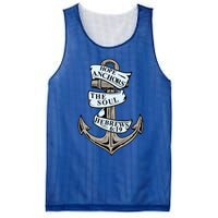 Hope Anchors The Soul Hebrews 6:19 Christian Faith Anchor Gift Mesh Reversible Basketball Jersey Tank