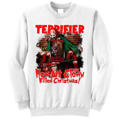 How Art The Clown Killed Christmas Art The Clown Movie Horror Christma Sweatshirt