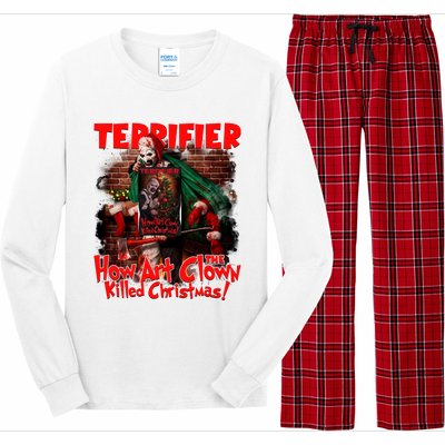 How Art The Clown Killed Christmas Art The Clown Movie Horror Christma Long Sleeve Pajama Set