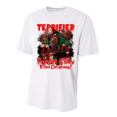 How Art The Clown Killed Christmas Art The Clown Movie Horror Christma Performance Sprint T-Shirt