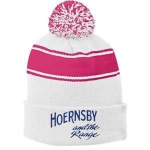 Hoernsby And The Range Stripe Pom Pom Beanie