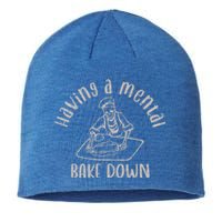 Having A Tal Bake Down Baking Lover Funny Funny Gift Sustainable Beanie