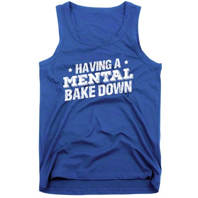 Having A Tal Bake Down Funny Baking Lovers Vintage Baker Gift Tank Top