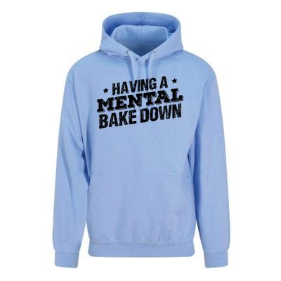 Having A Tal Bake Down Funny Baking Lovers Vintage Baker Gift Unisex Surf Hoodie