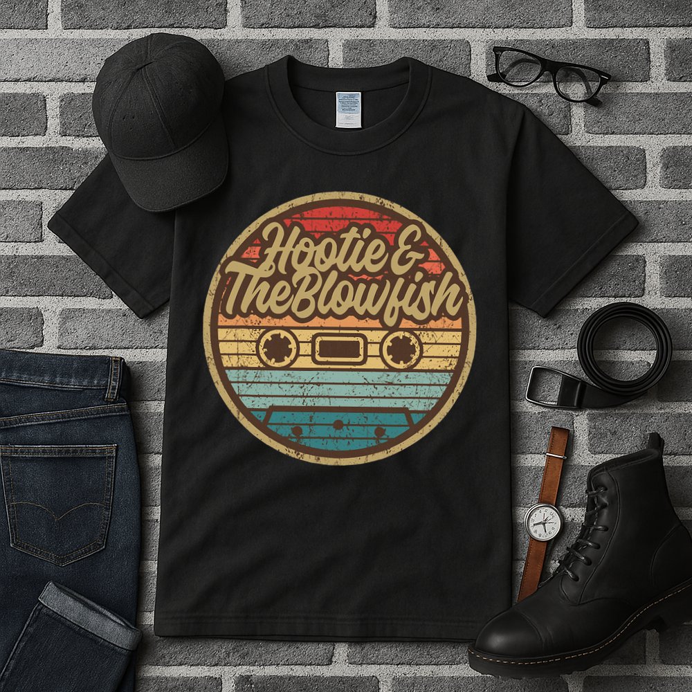 Hootie And The Blow Retro Cassette Musician Tall T-Shirt