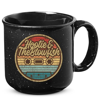 Hootie And The Blow Retro Cassette Musician 15oz Campfire Ceramic Mug