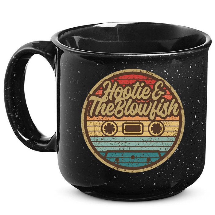 Hootie And The Blow Retro Cassette Musician 15oz Campfire Ceramic Mug