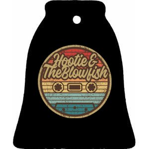 Hootie And The Blow Retro Cassette Musician Ceramic Bell Ornament