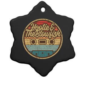 Hootie And The Blow Retro Cassette Musician Ceramic Star Ornament