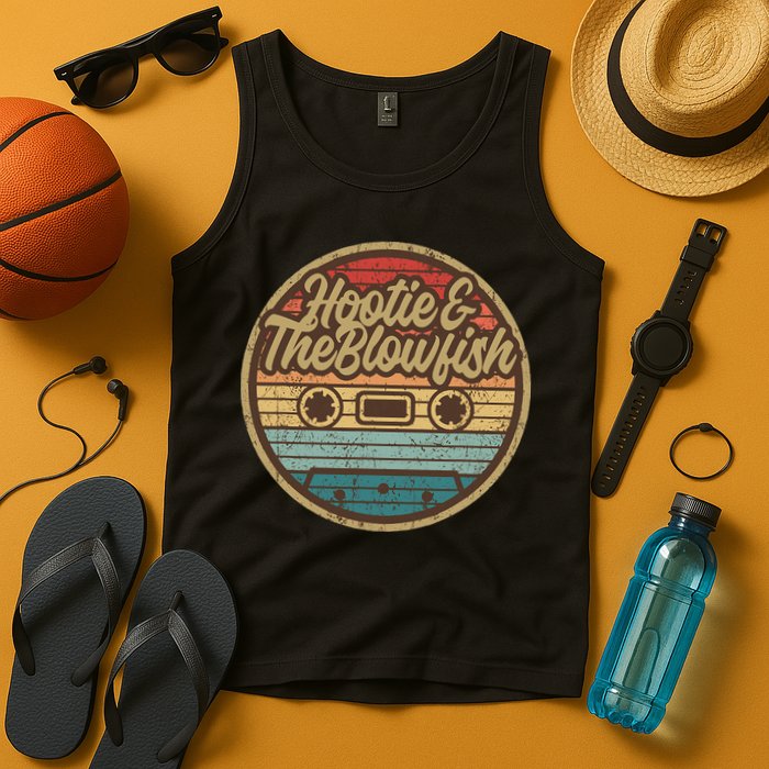 Hootie And The Blow Retro Cassette Musician Tank Top