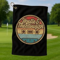 Hootie And The Blow Retro Cassette Musician Golf Towel