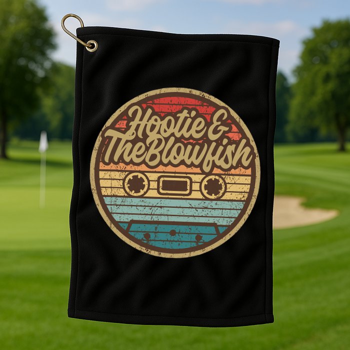 Hootie And The Blow Retro Cassette Musician Golf Towel