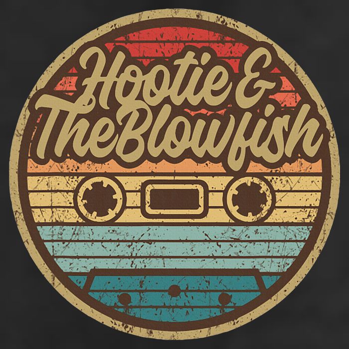 Hootie And The Blow Retro Cassette Musician Golf Towel