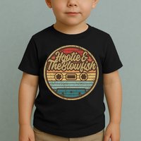 Hootie And The Blow Retro Cassette Musician Toddler T-Shirt