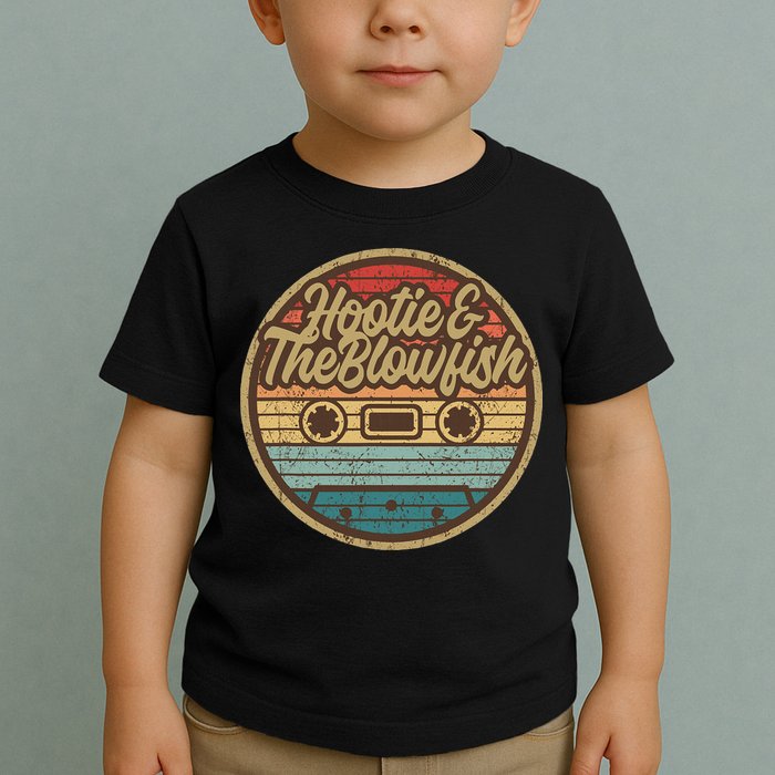 Hootie And The Blow Retro Cassette Musician Toddler T-Shirt