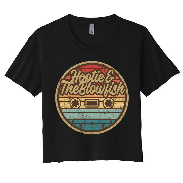 Hootie And The Blow Retro Cassette Musician Crop Top