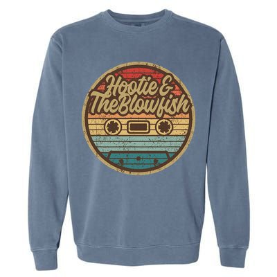 Hootie And The Blow Retro Cassette Musician Garment-Dyed Sweatshirt