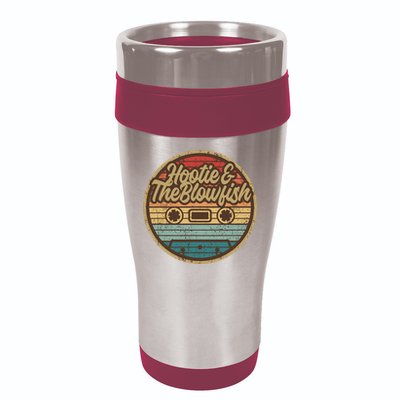 Hootie And The Blow Retro Cassette Musician 16oz Travel Tumbler