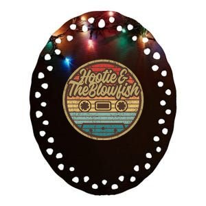 Hootie And The Blow Retro Cassette Musician Ceramic Oval Ornament