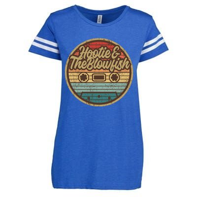 Hootie And The Blow Retro Cassette Musician Enza Ladies Jersey Football T-Shirt