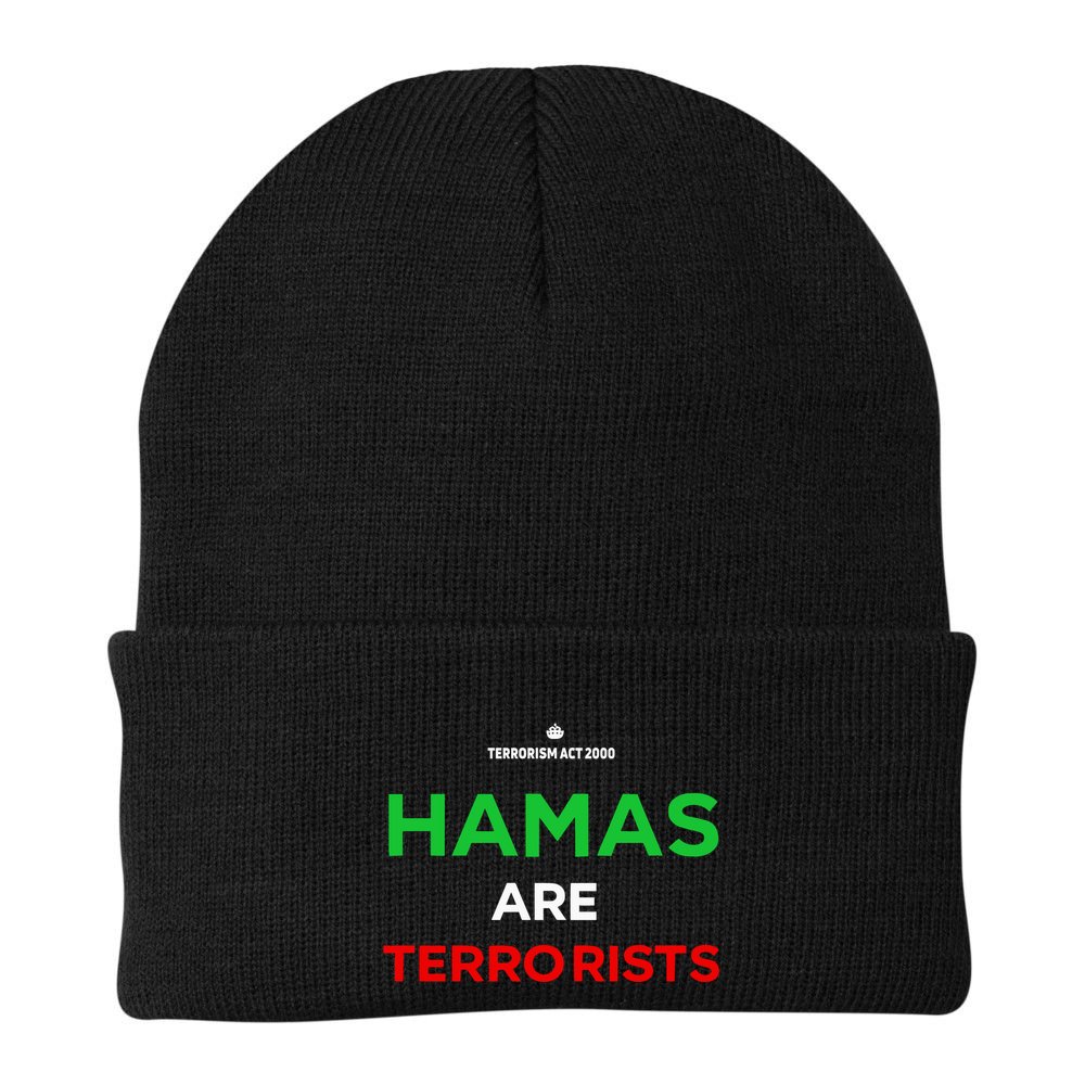 Hamas Are Terrorists Please Dont Arrest Me Beanie