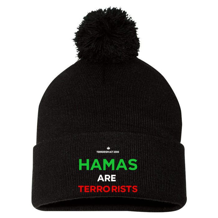 Hamas Are Terrorists Please Dont Arrest Me Pom Pom 12in Knit Beanie