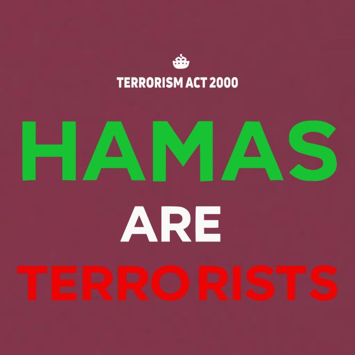 Hamas Are Terrorists Please Dont Arrest Me 16oz Travel Tumbler