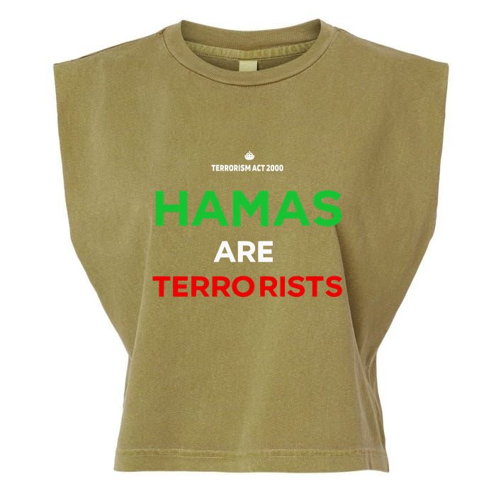 Hamas Are Terrorists Please Dont Arrest Me Garment-Dyed Women's Muscle Tee