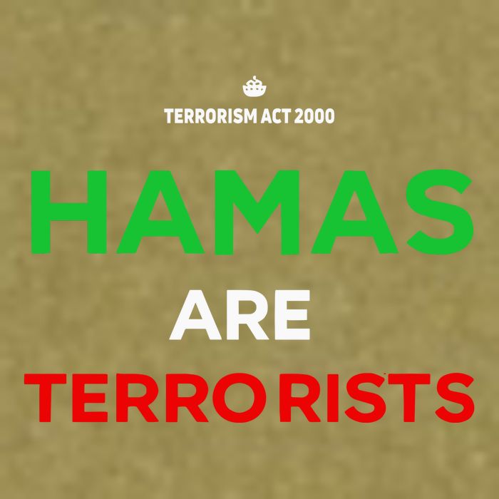 Hamas Are Terrorists Please Dont Arrest Me Garment-Dyed Women's Muscle Tee