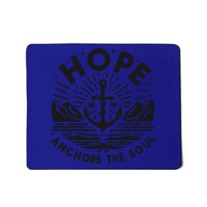 Hope Anchors The Soul Inspirational Christian Quote Cool Gift Mousepad