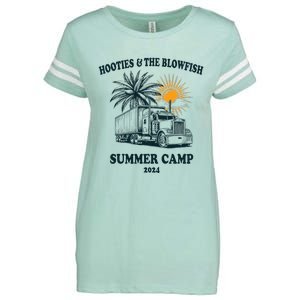 H.O.O..T.I.E And The B.L.O.W.F.I.S.H 2024 Summer Camp With Trucks Enza Ladies Jersey Football T-Shirt