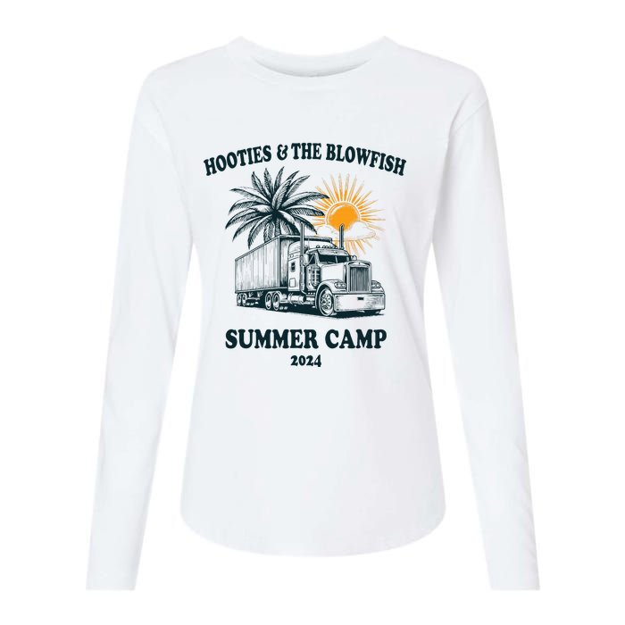 H.O.O..T.I.E And The B.L.O.W.F.I.S.H 2024 Summer Camp With Trucks Womens Cotton Relaxed Long Sleeve T-Shirt