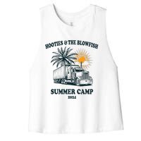 H.O.O..T.I.E And The B.L.O.W.F.I.S.H 2024 Summer Camp With Trucks Women's Racerback Cropped Tank