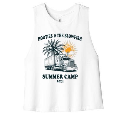 H.O.O..T.I.E And The B.L.O.W.F.I.S.H 2024 Summer Camp With Trucks Women's Racerback Cropped Tank