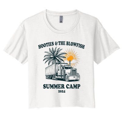 H.O.O..T.I.E And The B.L.O.W.F.I.S.H 2024 Summer Camp With Trucks Women's Crop Top Tee