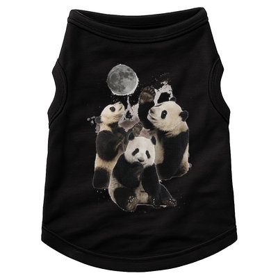 Howling At The Moon Funny Panda Panda Doggie Tank