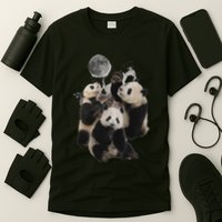 Howling At The Moon Funny Panda Panda T-Shirt