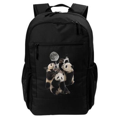 Howling At The Moon Funny Panda Panda Backpack