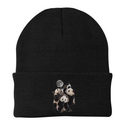 Howling At The Moon Funny Panda Panda Beanie