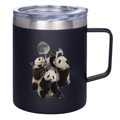Howling At The Moon Funny Panda Panda 12oz Stainless Steel Coffee Mug